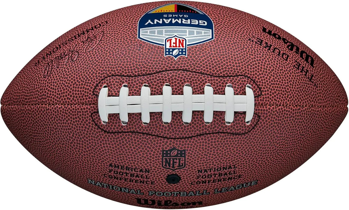 Balón Fútbol Americano Wilson NFL Germany Games Duke Replica