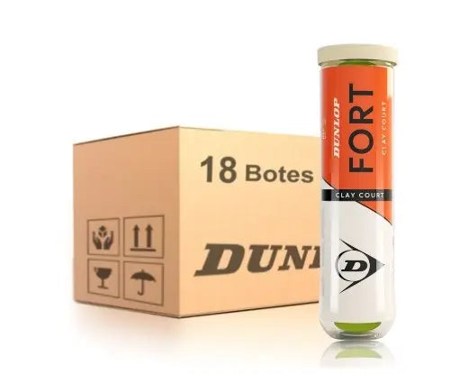 Pelotas Tenis Dunlop FORT CLAY COURT 18 Botes de 4 pelotas