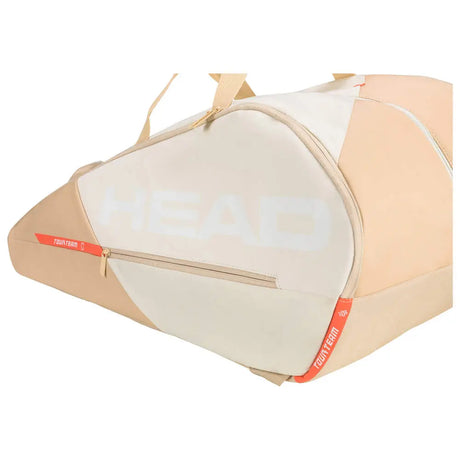 Saco de raquetes Head Tour Camomila/Branco Tamanho XL