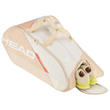 Saco de raquetes Head Tour Camomila/Branco Tamanho XL