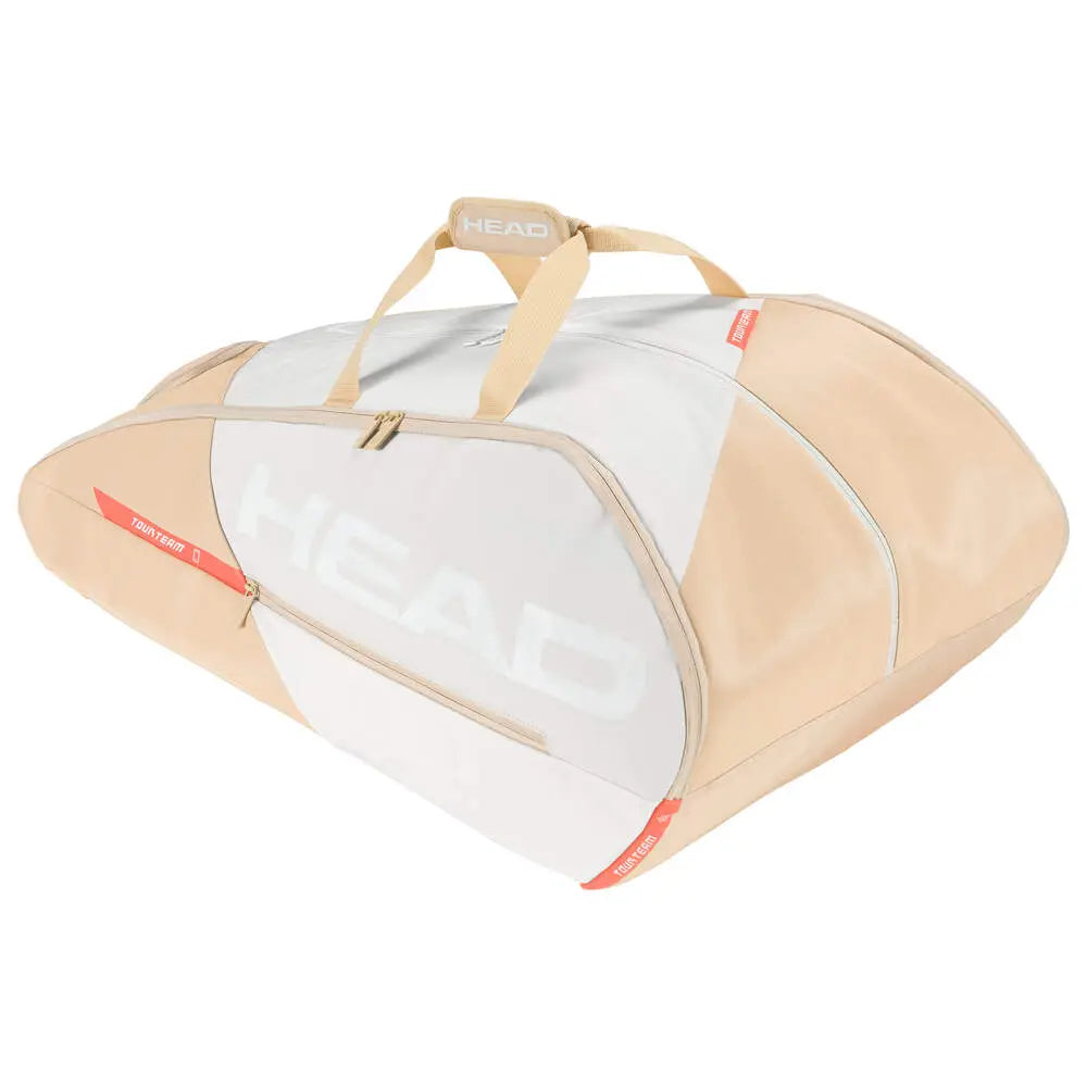 Saco de raquetes Head Tour Camomila/Branco Tamanho XL