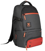 Mochila Nox Luxury Open Series Negro Rojo