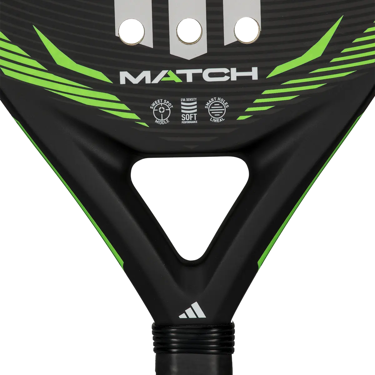 Pala Pádel adidas Match Black/Green 2026