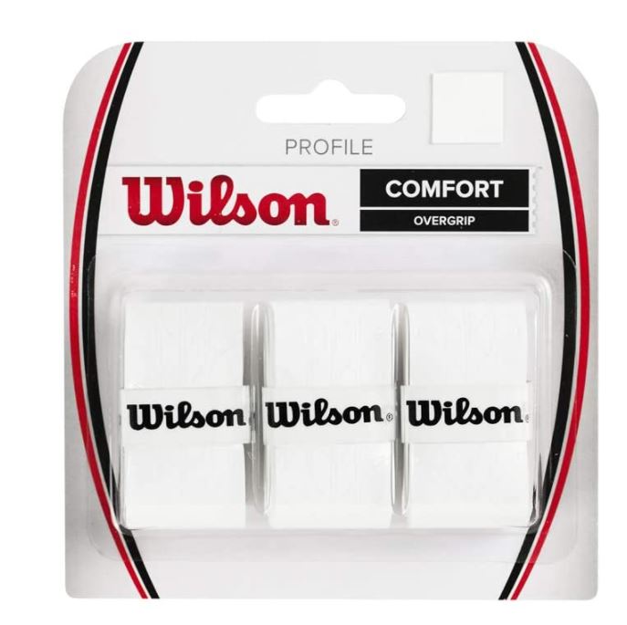 Overgrips Wilson Profile COMFORT Branco 3un