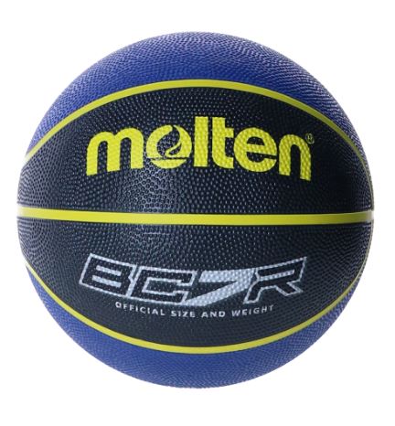 Balón Baloncesto Molten BCR2-KB Azul Negro Talla 7