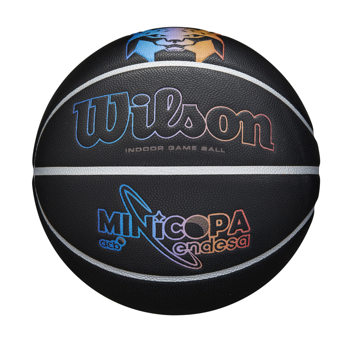 Bola de Basquetebol Wilson Evolution ACB Minicopa Preta Tamanho 7