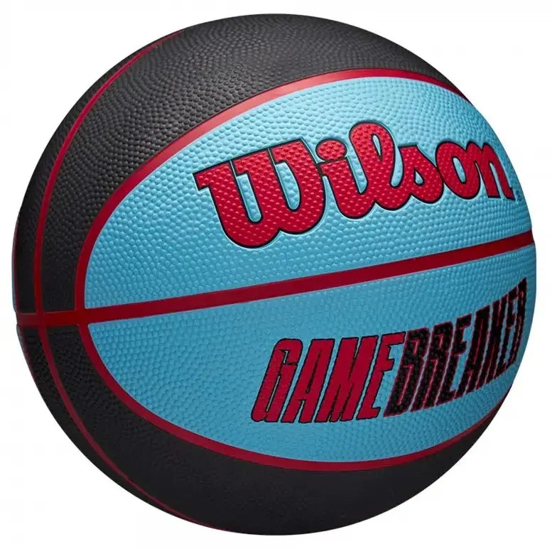 Wilson Game Breaker Light Blue Black Basketball