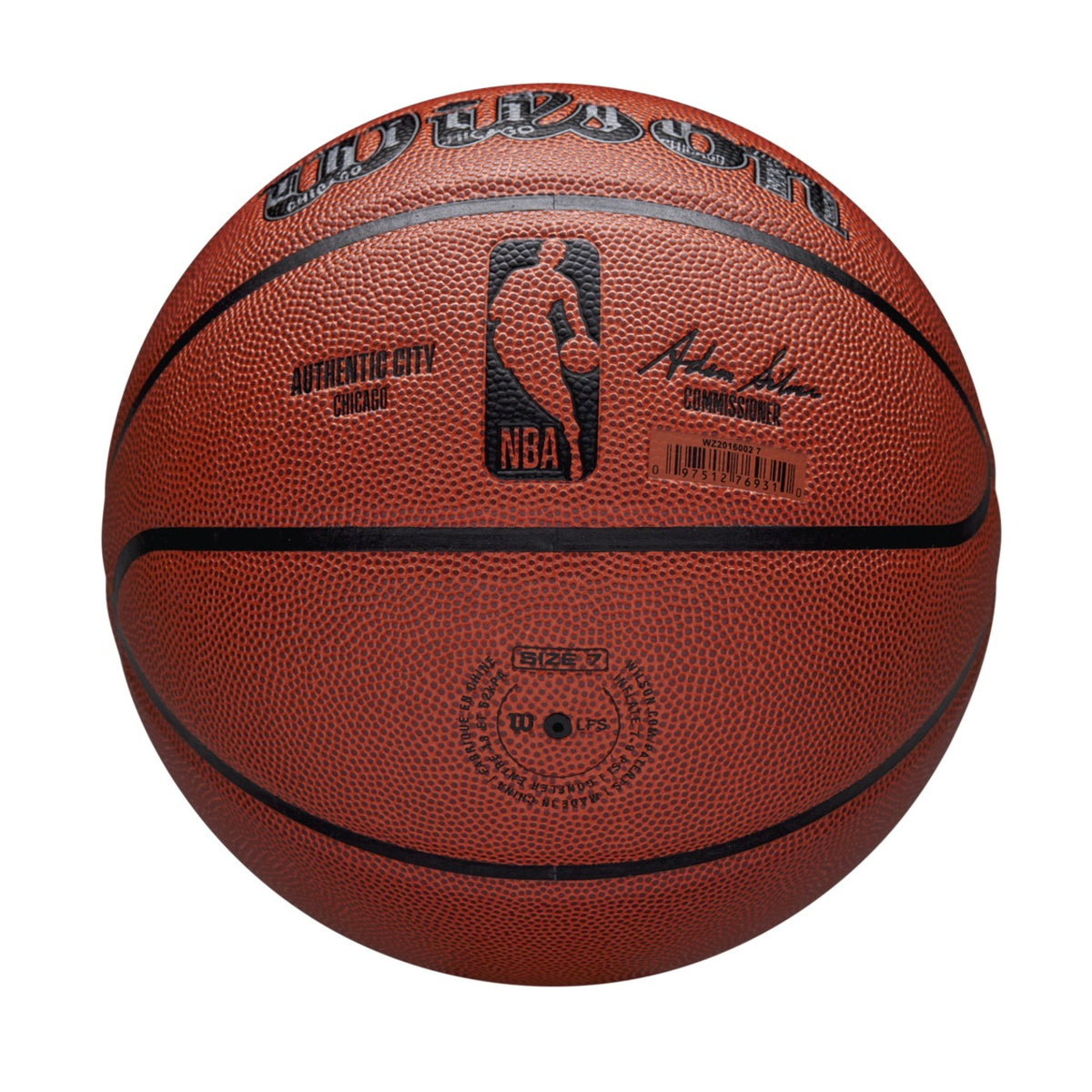 Wilson NBA Authentic Chicago City Basketball Size 7