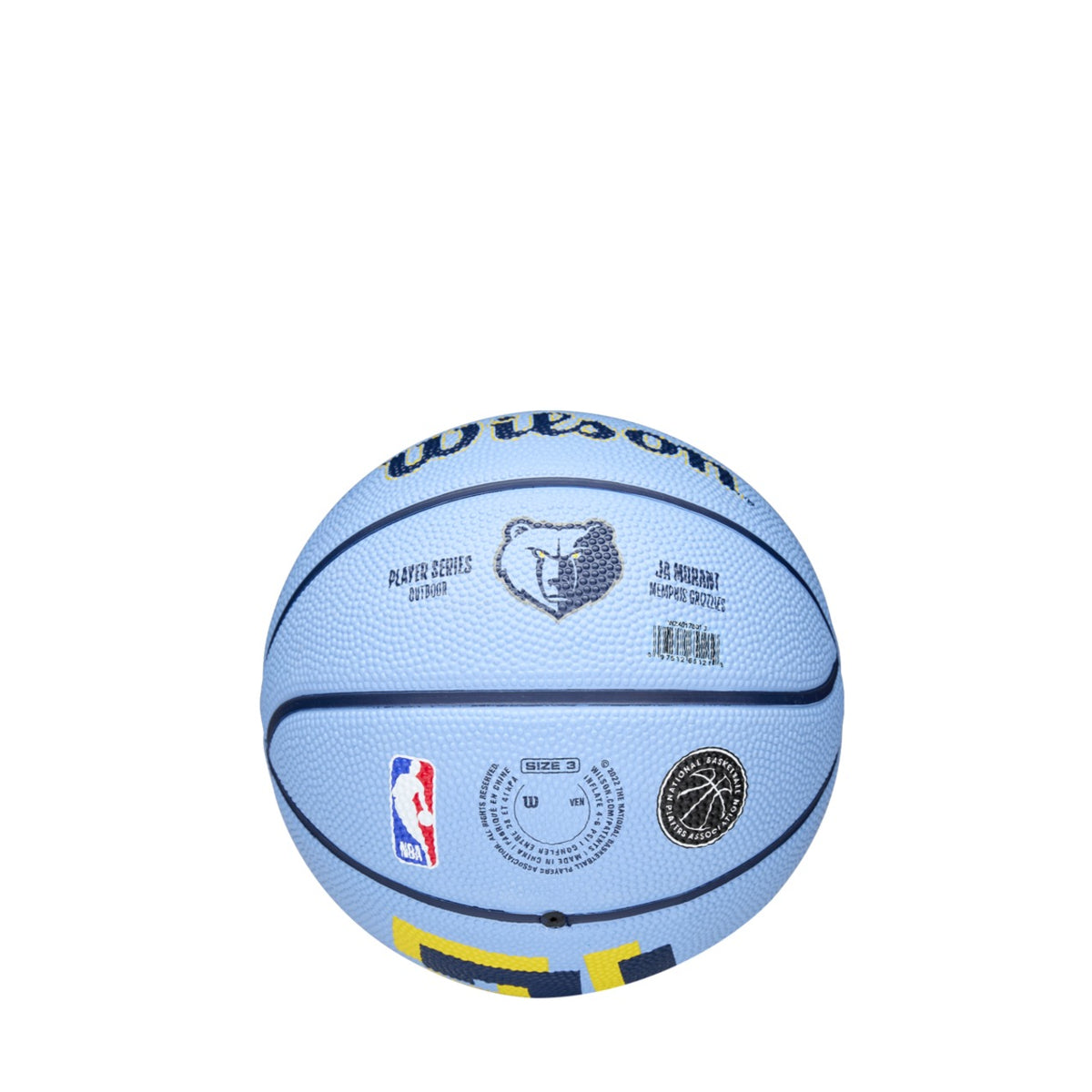 Bola Basquetebol Wilson NBA Player Icon Mini Ja Morant Tamanho 3