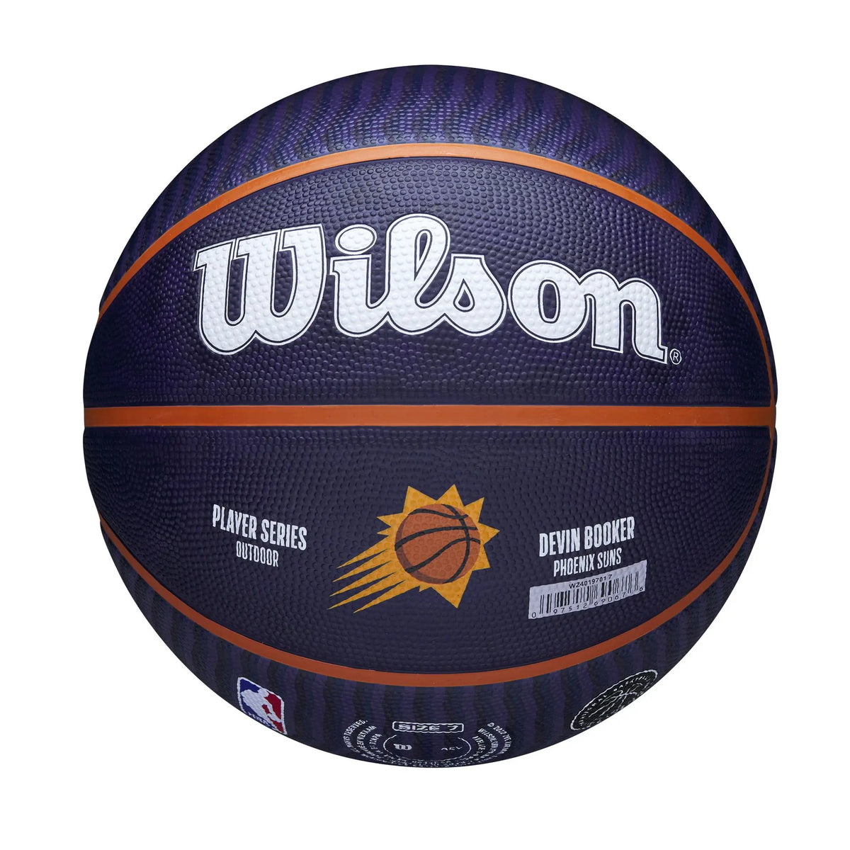 Bola de Basquetebol Wilson NBA Player Icon Outdoor Devin Booker Tamanho 7