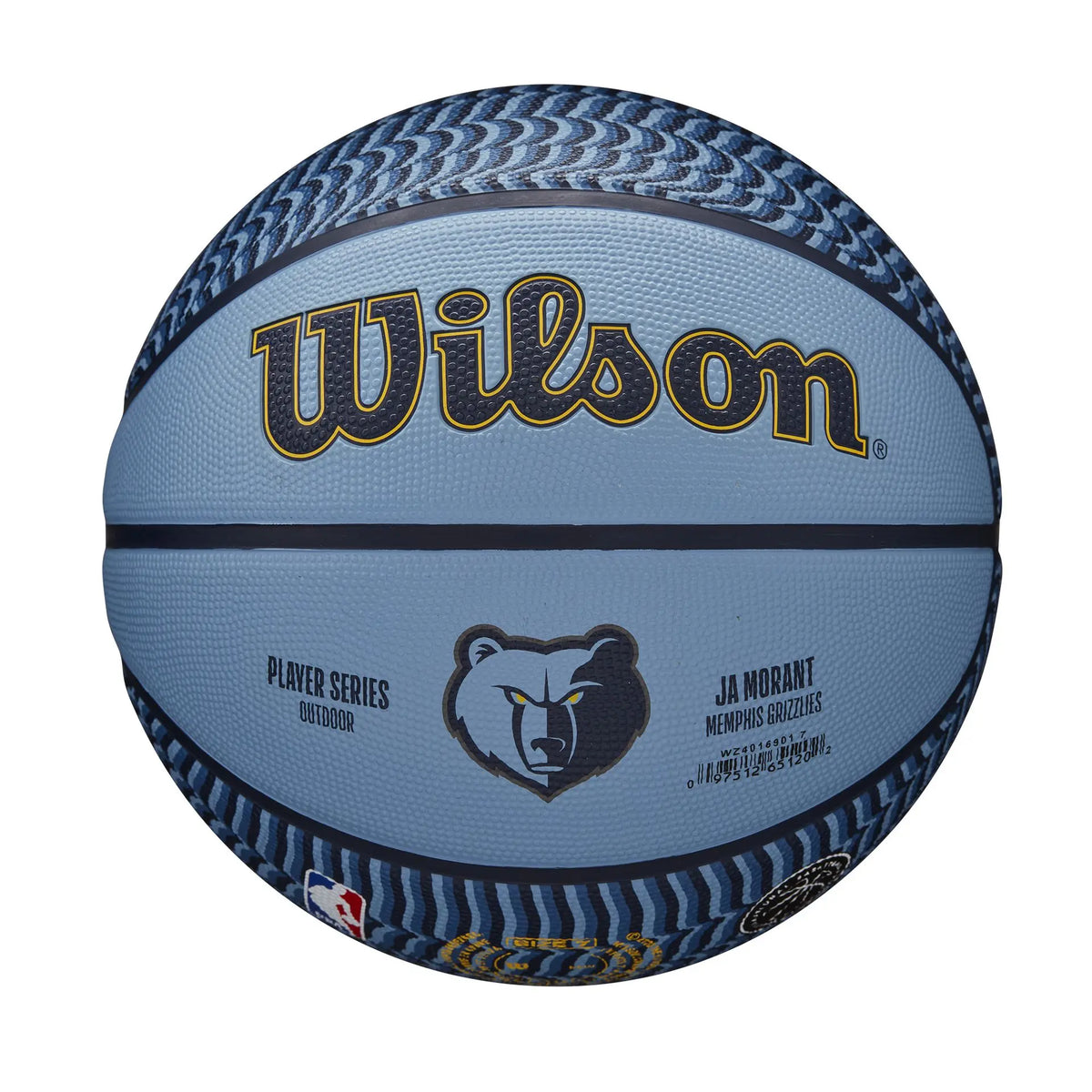 Wilson NBA Player Icon Outdoor Basketball Ja Morant Size 7