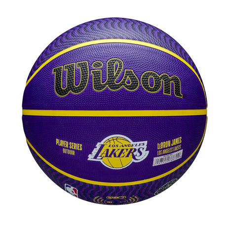 Wilson NBA Player Icon Outdoor Basketball Lebron James Size 7