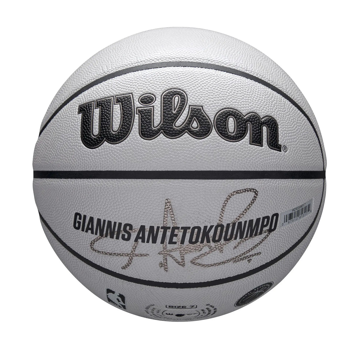 Bola de Basquetebol Wilson NBA Player Icon Ultravioleta Giannis Antetokounmpo Tamanho 7