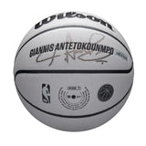 Bola de Basquetebol Wilson NBA Player Icon Ultravioleta Giannis Antetokounmpo Tamanho 7