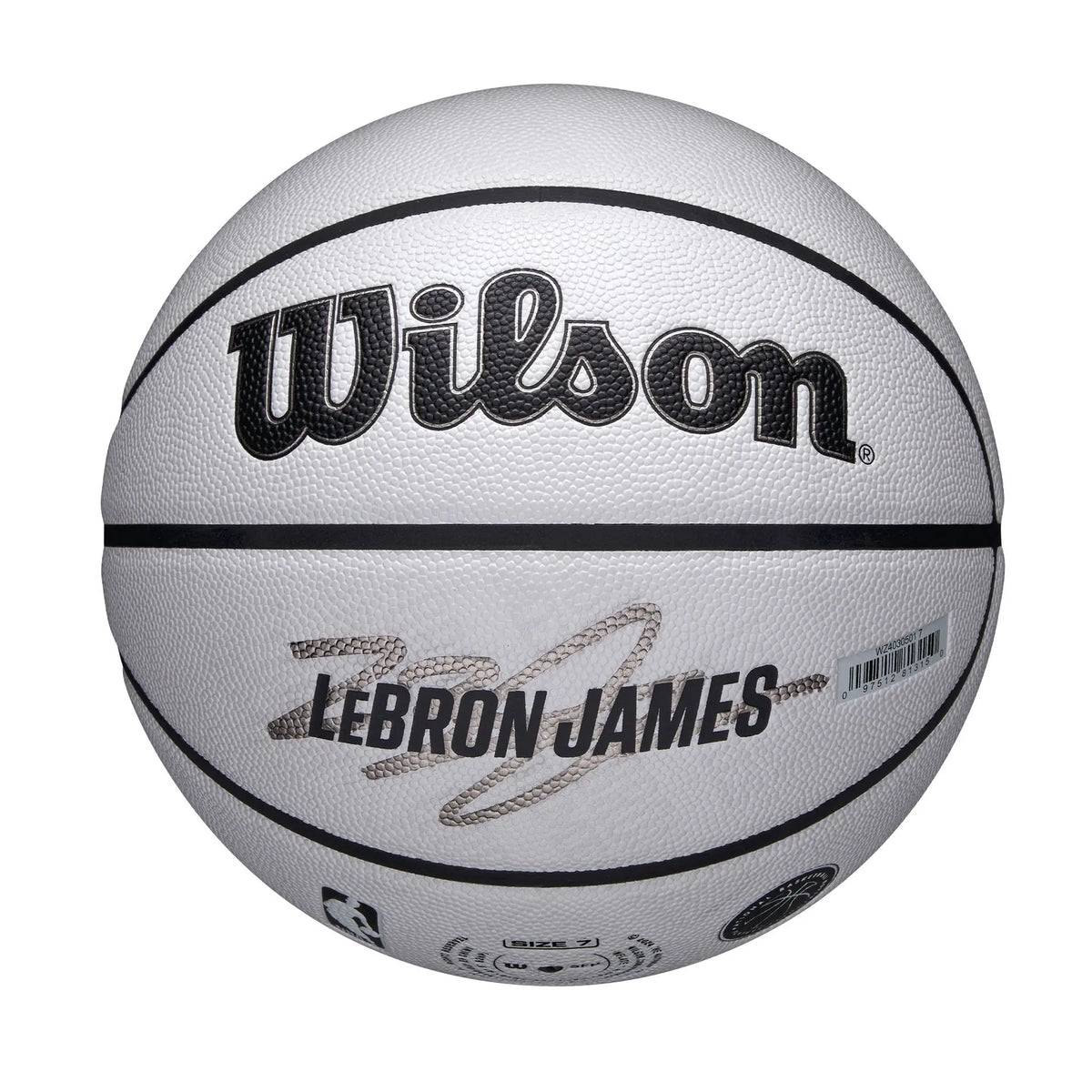 Wilson NBA Player Icon Ultraviolet Lebron James Size 7 Basketball