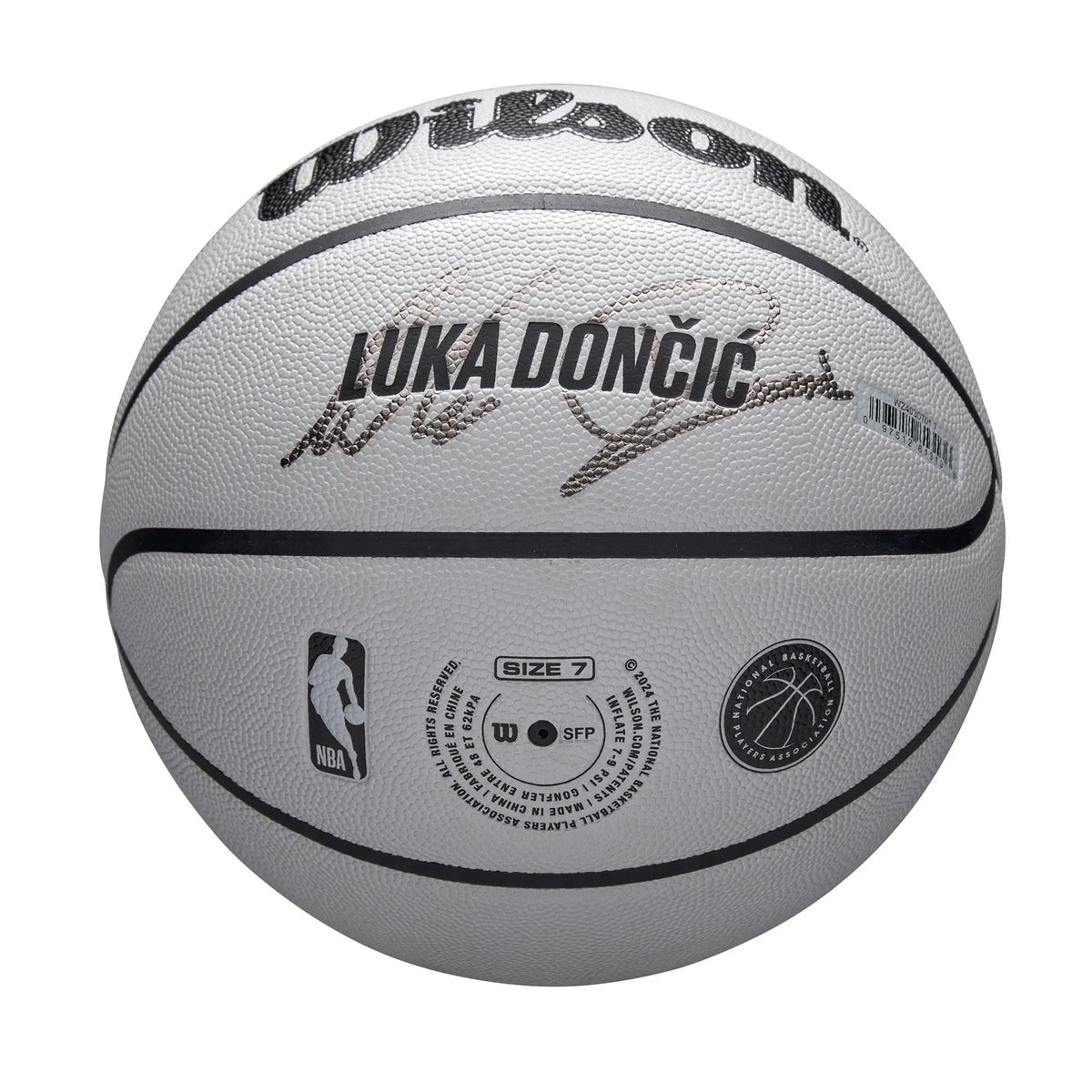 Bola de Basquetebol Wilson NBA Player Icon Ultra Violeta Luka Doncic Tamanho 7