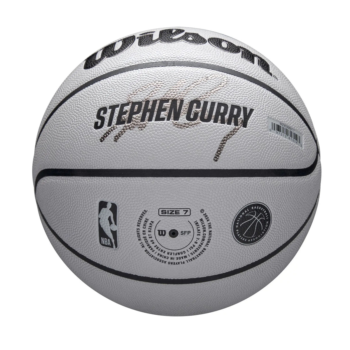 Balón Baloncesto Wilson NBA Player Icon Ultravioleta Steph Curry Talla 7