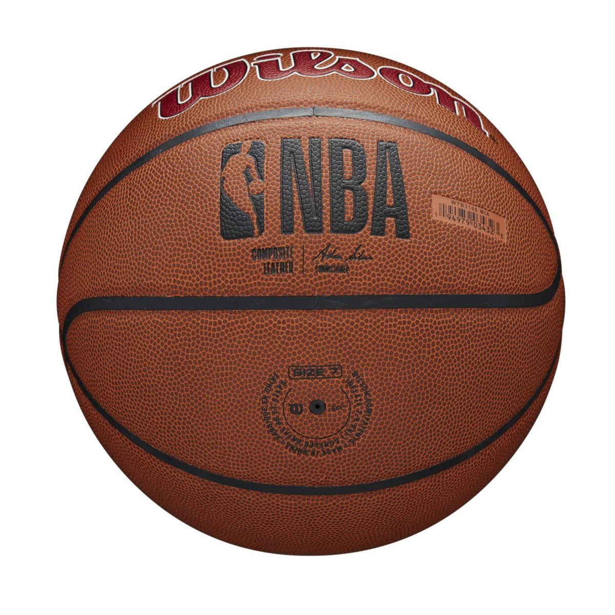 Bola de Basquetebol Wilson NBA Team Alliance Miami Heat Tamanho 7
