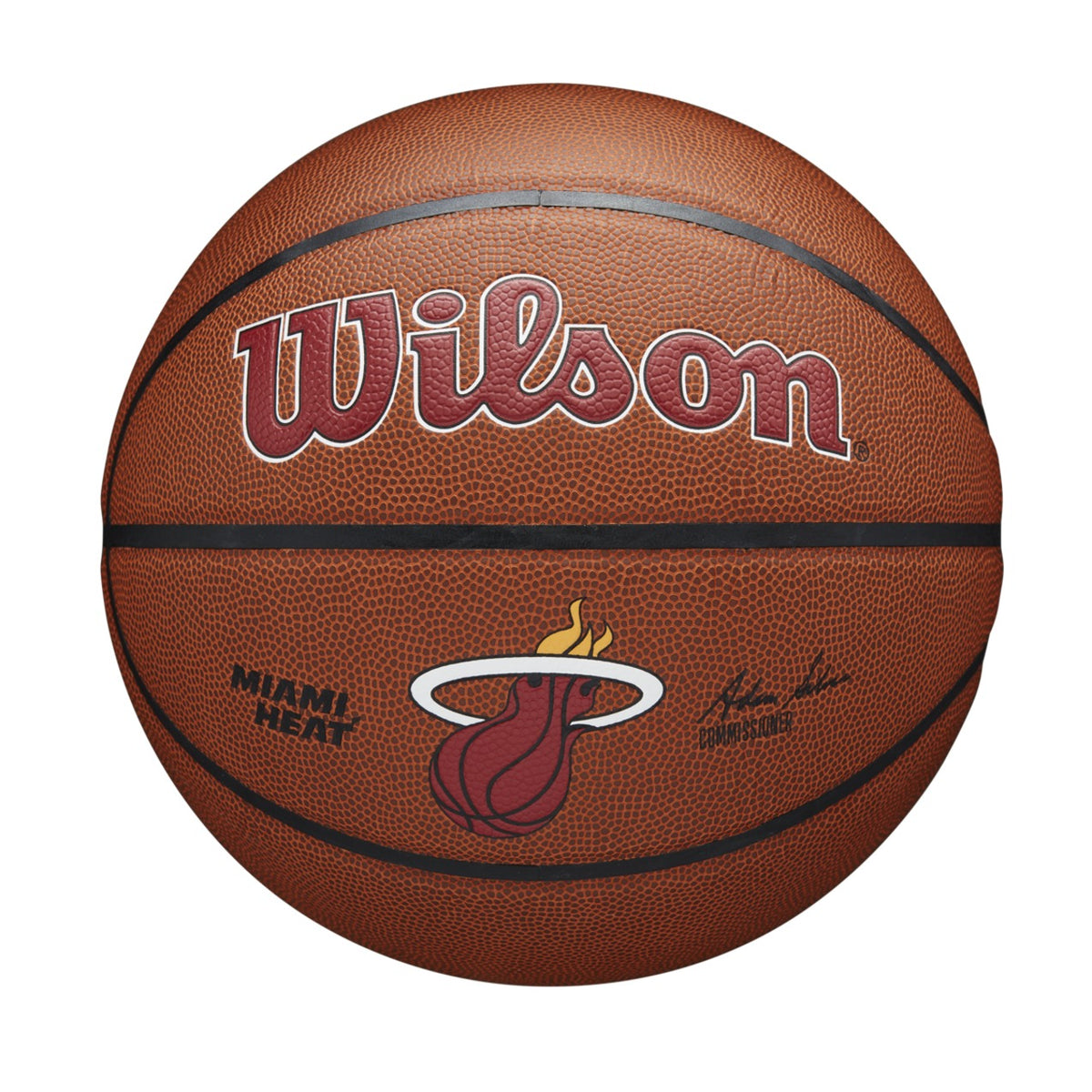Bola de Basquetebol Wilson NBA Team Alliance Miami Heat Tamanho 7