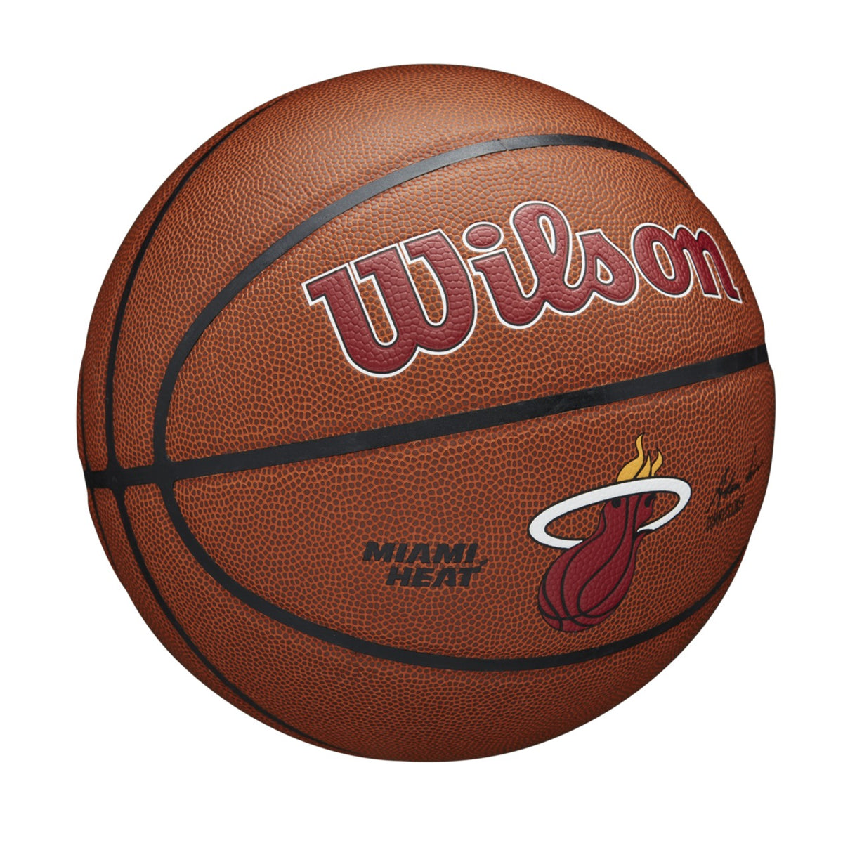 Bola de Basquetebol Wilson NBA Team Alliance Miami Heat Tamanho 7