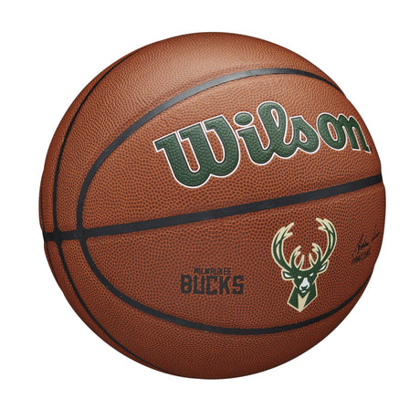Wilson NBA Team Alliance Milwaukee Bucks Basketball Size 7