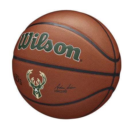 Wilson NBA Team Alliance Milwaukee Bucks Basketball Size 7