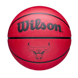 Bola de Basquetebol Wilson NBA Team Tribute Solid Chicago Bulls Tamanho 5
