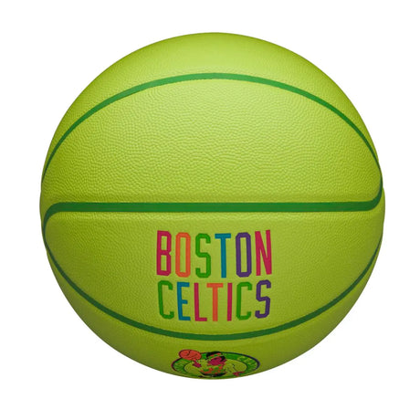 Wilson NBA Team Boston Celtics Neon Green Size 7 Basketball