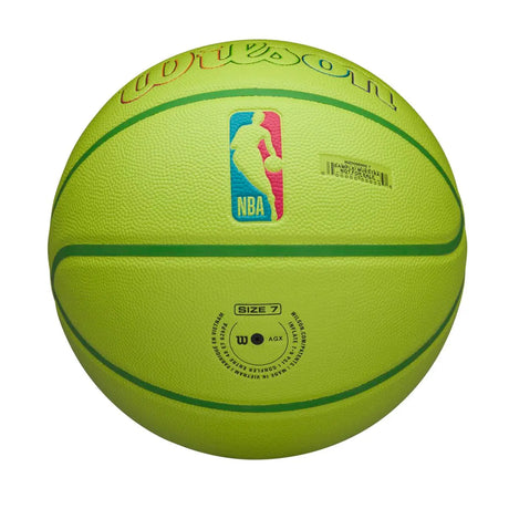 Wilson NBA Team Boston Celtics Neon Green Size 7 Basketball