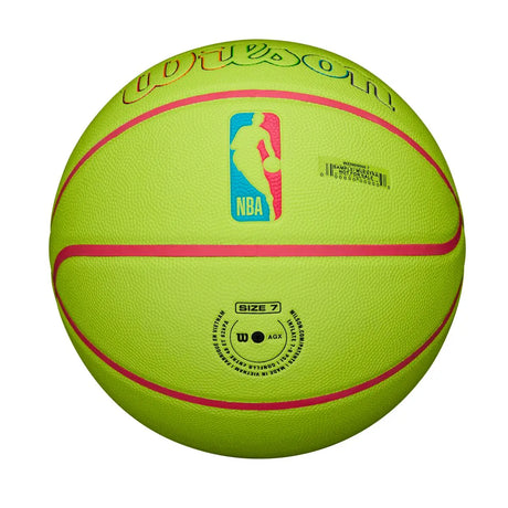 Wilson NBA Team Chicago Bulls Neon Green Size 7 Basketball