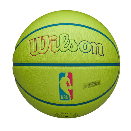 Wilson NBA Team Golden State Warriors Basketball Ball Size 7 Neon Green