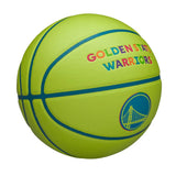 Wilson NBA Team Golden State Warriors Basketball Ball Size 7 Neon Green
