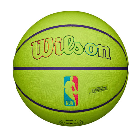 Balón Baloncesto Wilson Nba Team Los Angeles Lakers Talla 7 Verde Neón