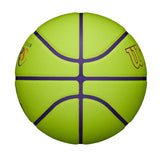 Basketball Ball Wilson NBA Team Los Angeles Lakers Size 7 Neon Green