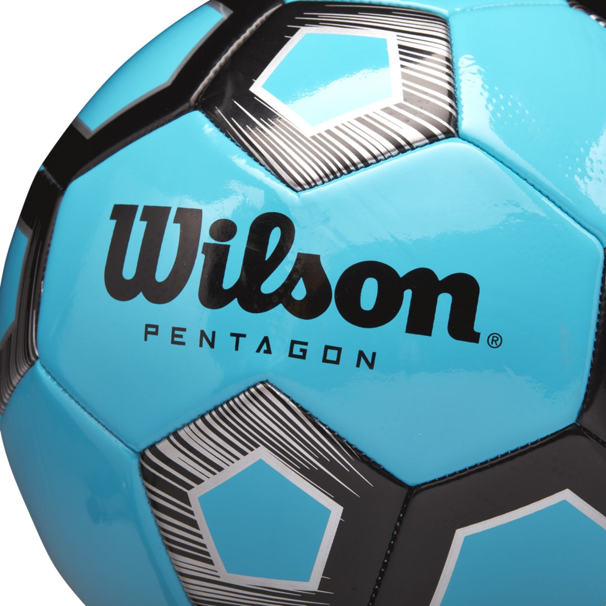Balón Fútbol 11 Wilson Pentagon Azul Talla 5