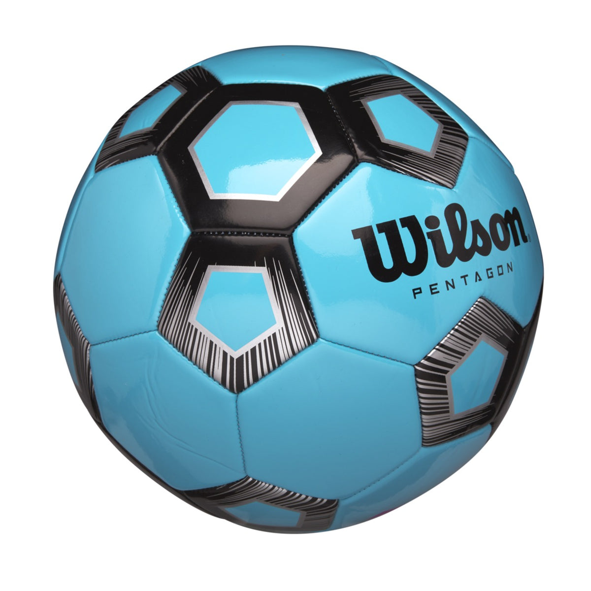 Balón Fútbol 11 Wilson Pentagon Azul Talla 5