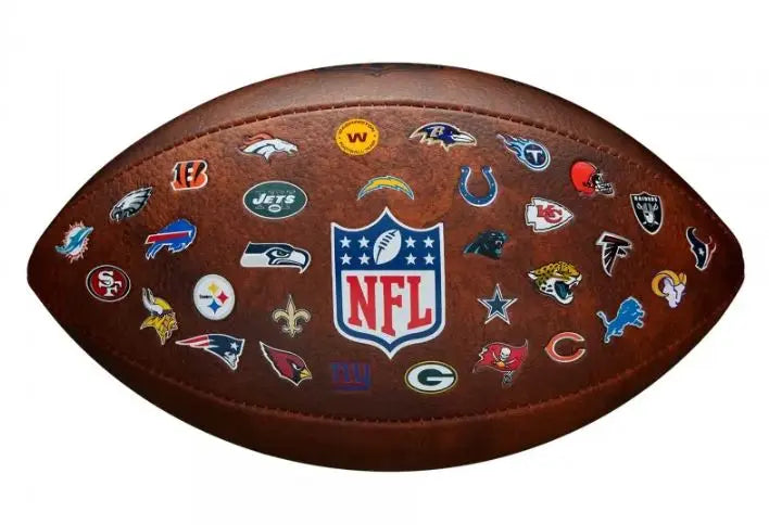 Balón Fútbol Americano Wilson NFL Off Throwback 32 team