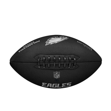 Bola de Futebol Americano Wilson NFL Team Metallic Premiere Philadelphia Eagles Oficial Preto