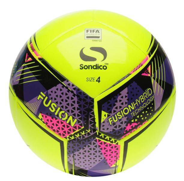 Bola de Futebol Fusion Sondico Amarelo Tamanho 5