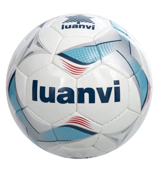 Balón Fútbol Luanvi CUP Azul Pistacho