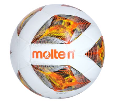 Molten F5A1711 White Orange Size 5 Soccer Ball