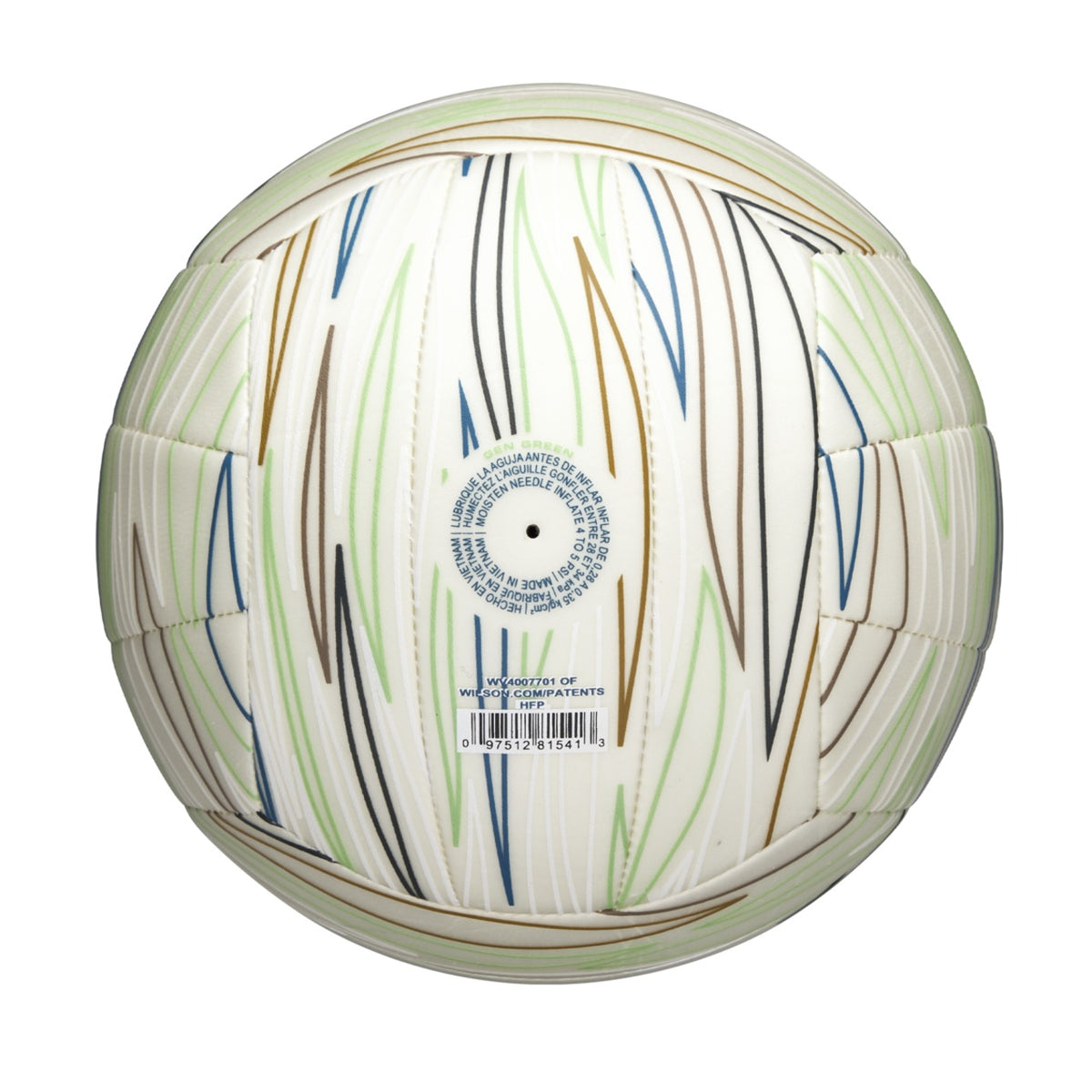 Balón Voleibol Playa Wilson Shoreline Gen Verde/Blanco/Azul
