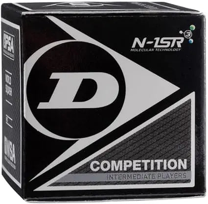 Bolas Squash Dunlop COMPETITION Punto Amarillo