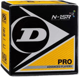 Bolas Squash Dunlop PRO (Doble punto Amarillo) 1 bola