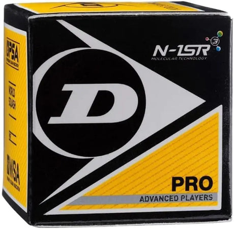 Bolas Squash Dunlop PRO (Doble punto Amarillo) 1 bola
