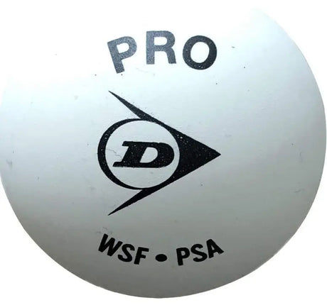 Bolas Squash Dunlop PRO Blancas 12 unidades