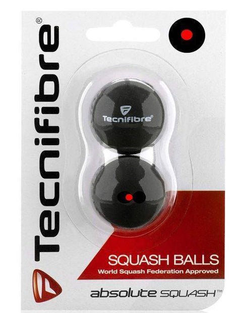Bolas Squash Tecnifibre Blíster 2 bolas