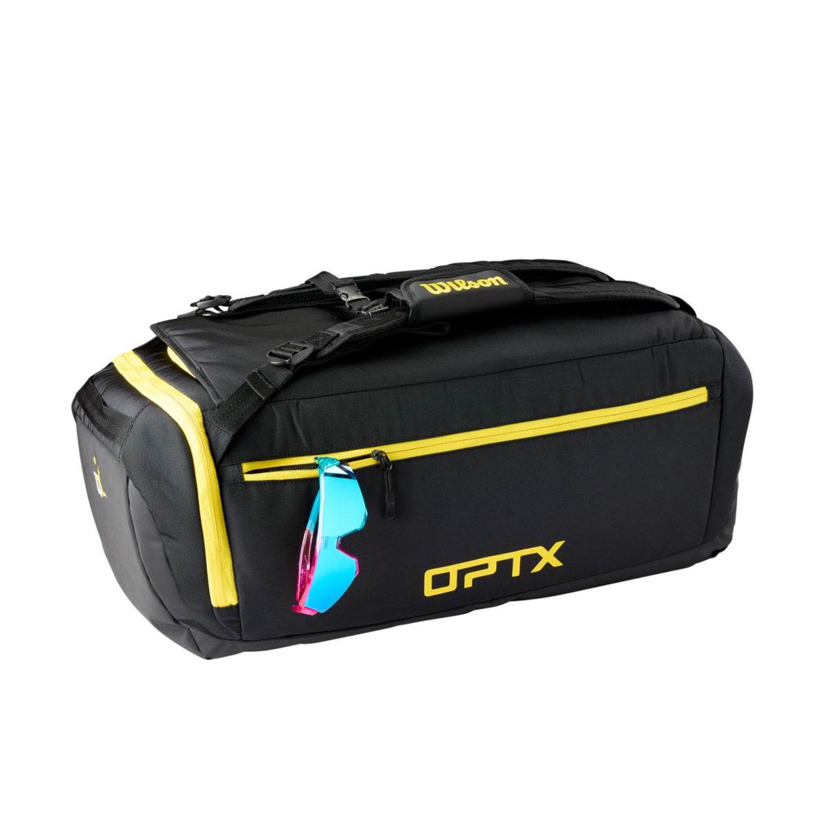 Bolsa Wilson Optx Duffle Negro/Amarillo