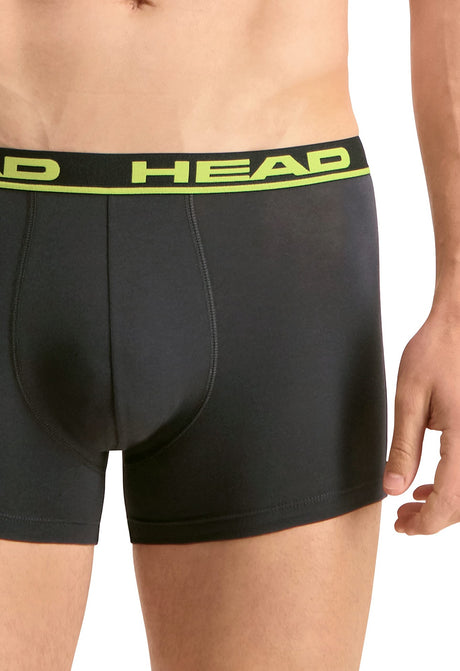 Boxer Head Basic 2u Negro/Lima