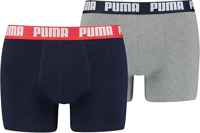 Boxer Puma Basic Boxer 2u Azul/Gris